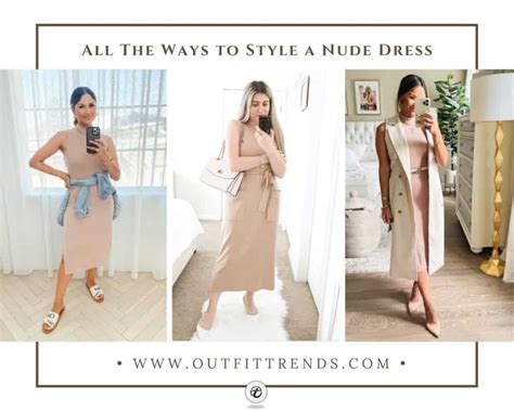 shades of nude outfits|Nude Dress Outfits: 23 Tips for Slaying Nude Colored Dresses